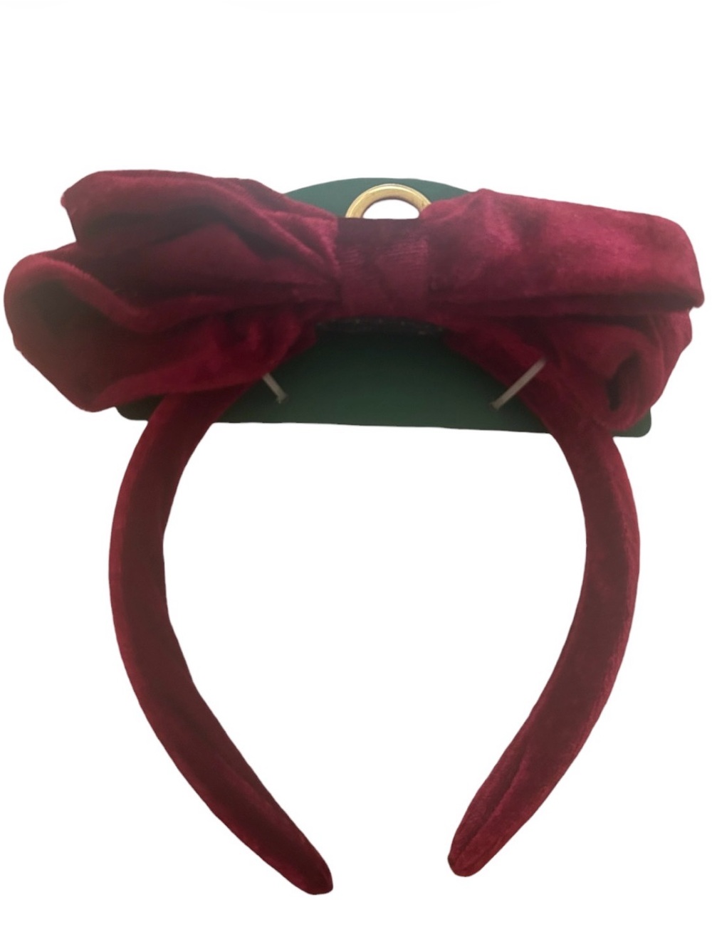 Badgley Mischka Velvet Double Bow Headband